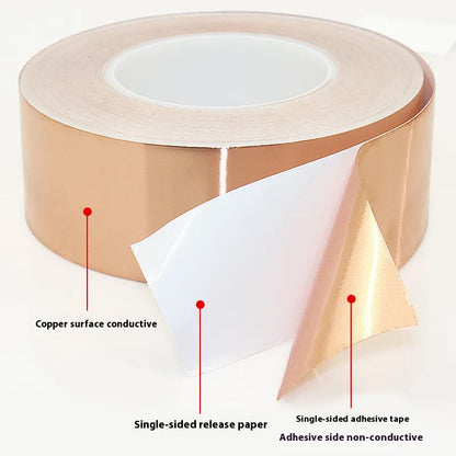 Single-sided adhesive copper foil tape(Free samples and custom specifications available)