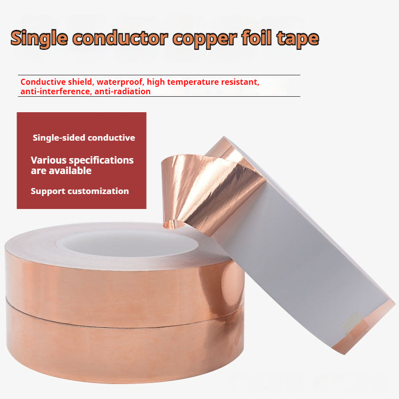 Single-sided adhesive copper foil tape(Free samples and custom specifications available)