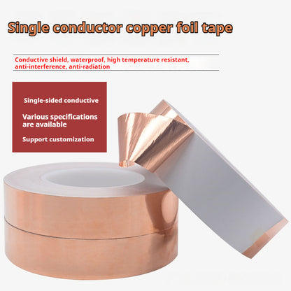 Single-sided adhesive copper foil tape(Free samples and custom specifications available)